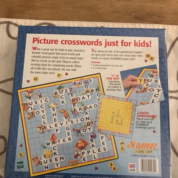 Scrabble Junior Board Game - Picture 2 of 2